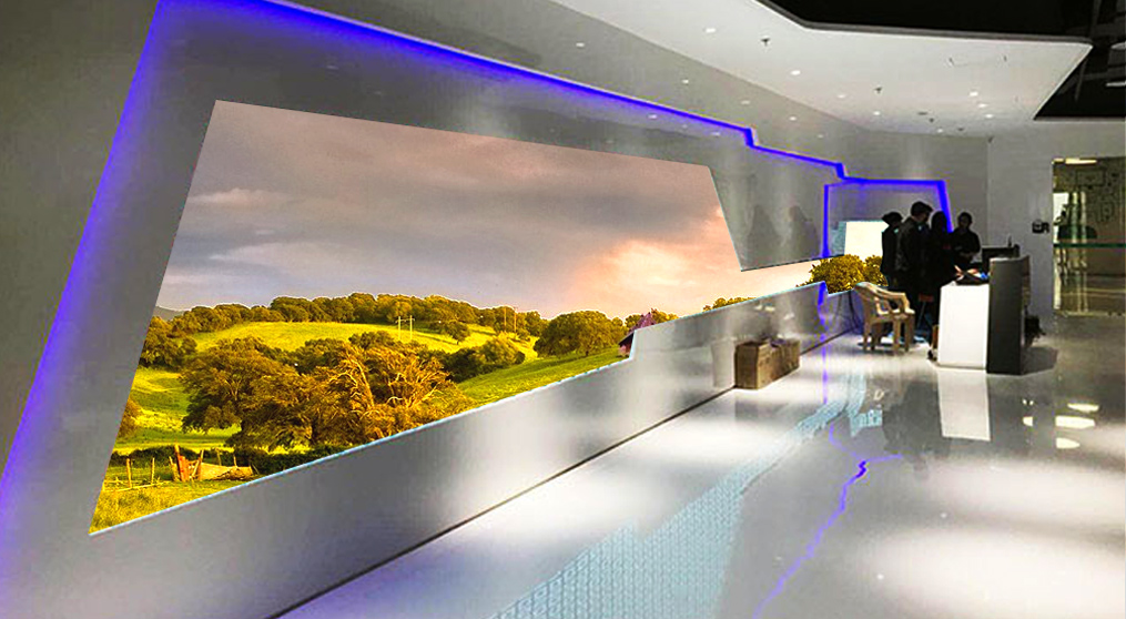 leyu乐鱼LED异形屏走进OPPO印度总部