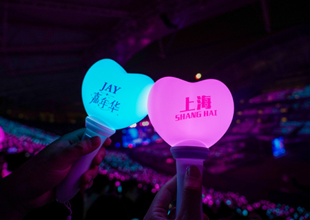 leyu乐鱼LED屏和荧光棒闪耀周杰伦上海演唱会（第三场）